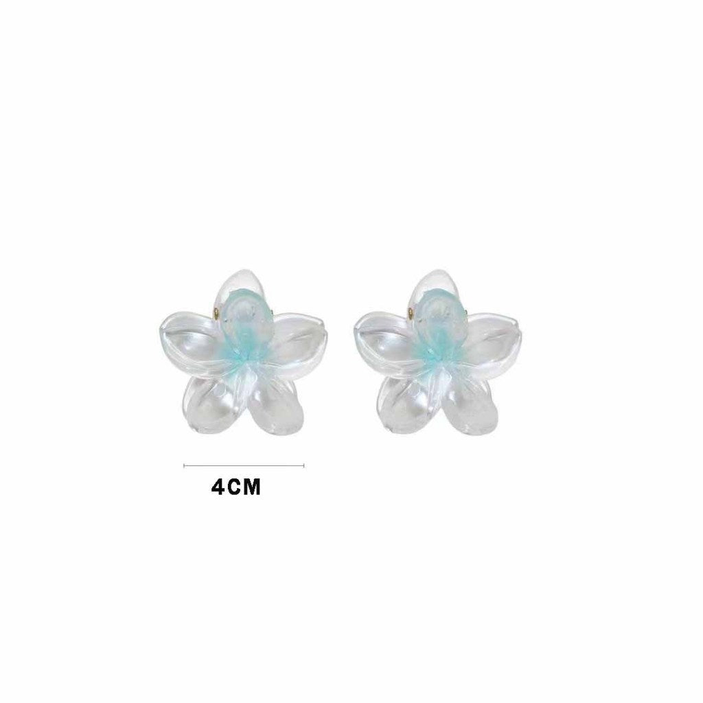 Wholesale Large 8CM Gradient Color Plumeria Flower Hairpin